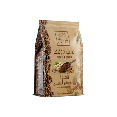 قهوة بالقرفة والزنجبيل 